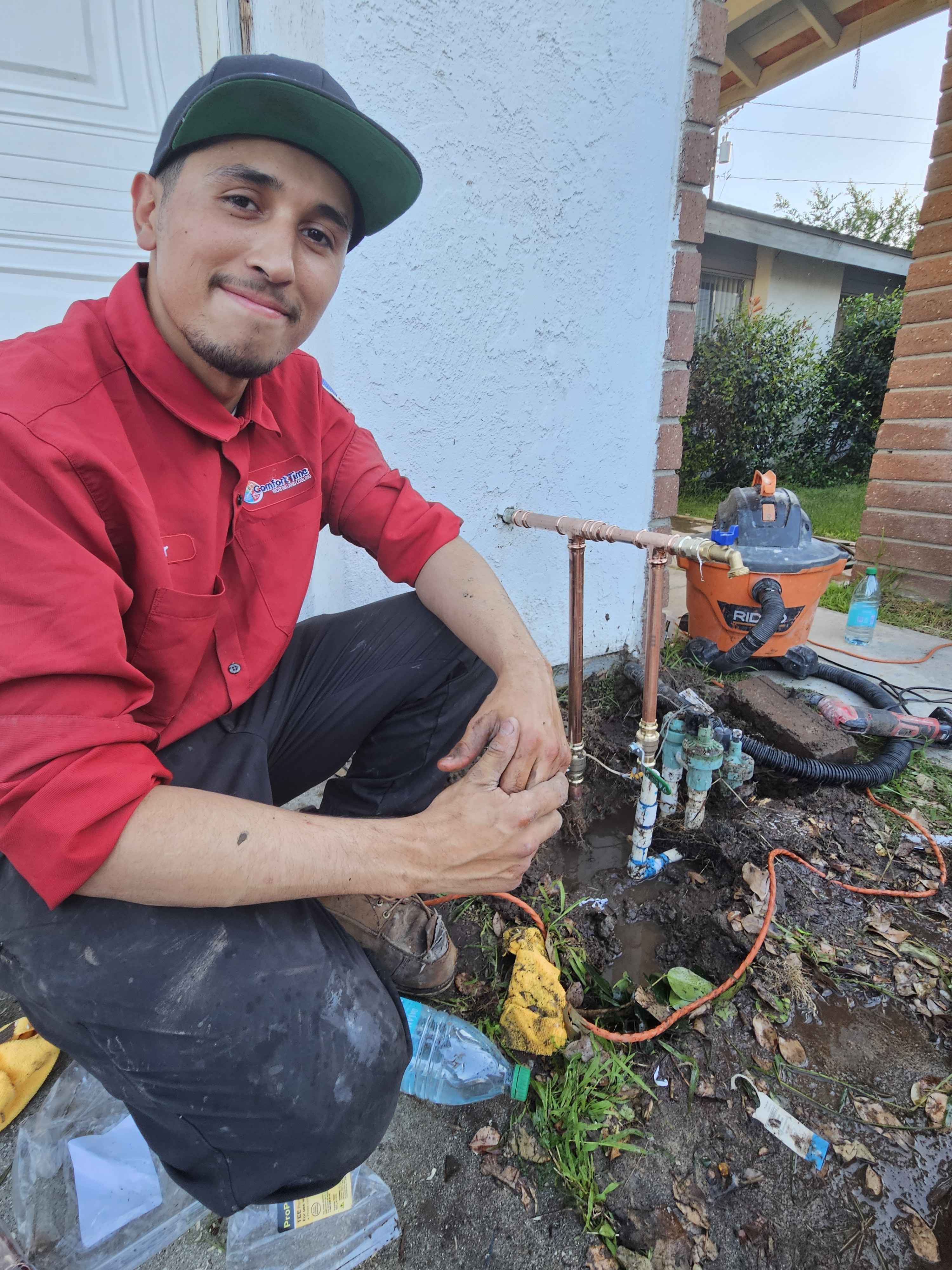 Comfort Time plumbing technician